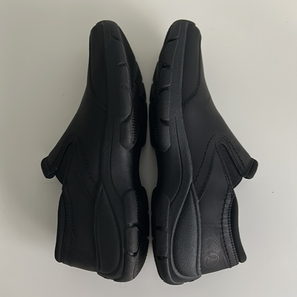 NWOT Lands’ End All Weather Leather Slip On Moc Black Shoes Size 6.5 - Picture 8 of 10